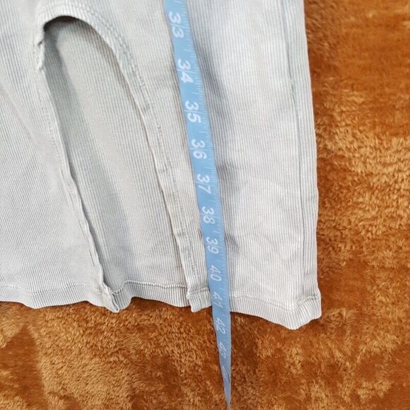 YOUNG FABULOUS BROKE Womens Dress Large Light Green Pullover Bodycon Midi Ribbed - Picture 5 of 7